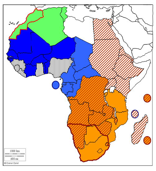 OIG Afrique carte